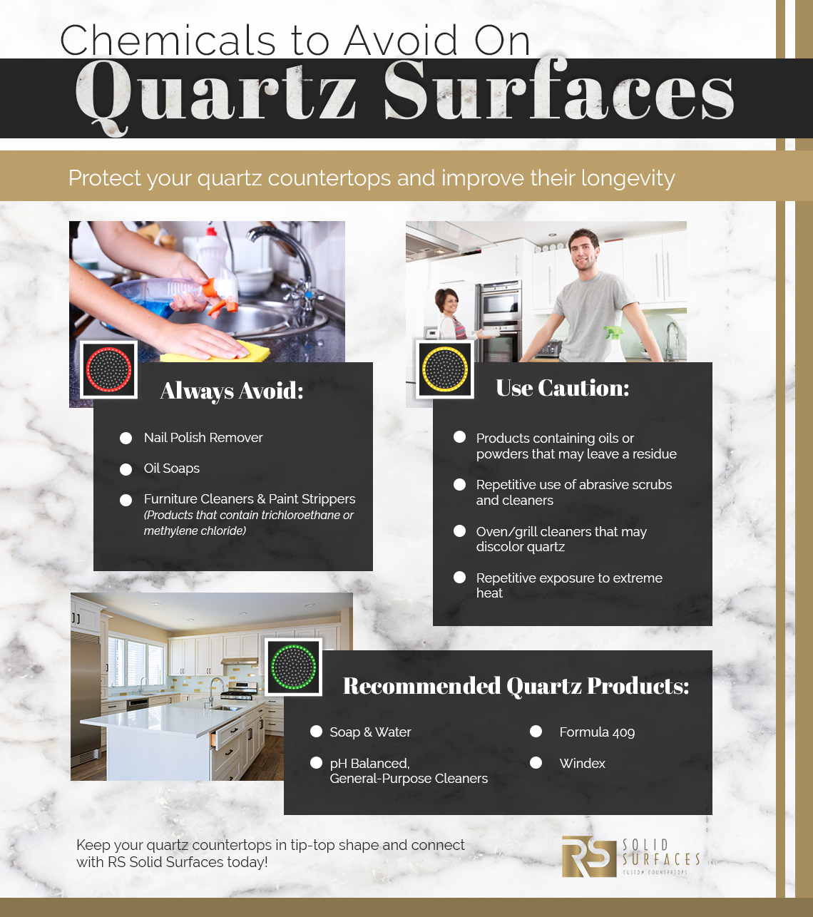 Quartz Care Tending To Your, Is 409 Safe For Quartz Countertops